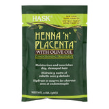 Hask Henna N Placenta Conditioning Treatment With Olive Oil 2.0 OZ (Pack of 24)