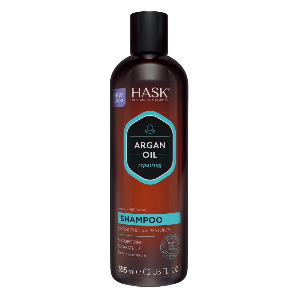 Hask Argan Oil Repairing Shampoo - 12 fl oz (Pack of 4)