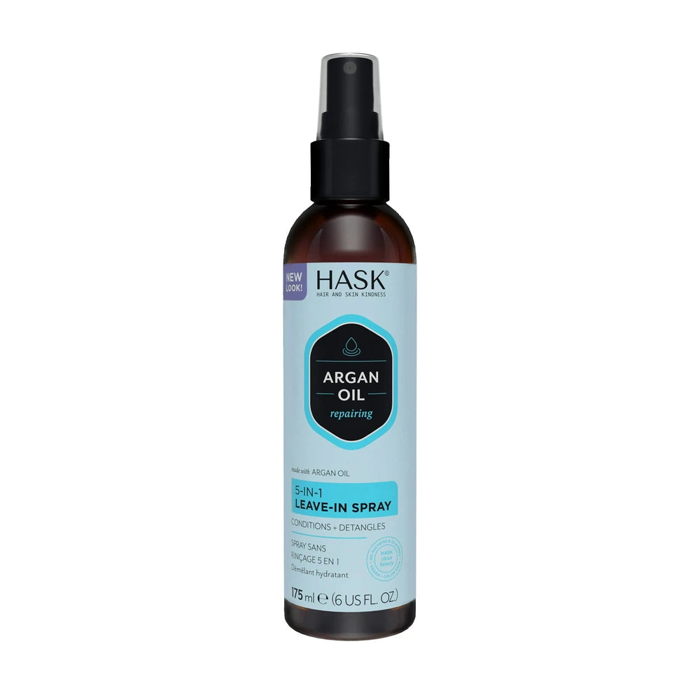Hask Argan Oil Conditions & Detangles Leave-In Spray 6 Oz - (Pack of 6)
