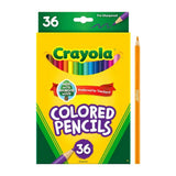 Crayola Colored Non-Toxic Pencils Long 7.4oz (Pack of 12)