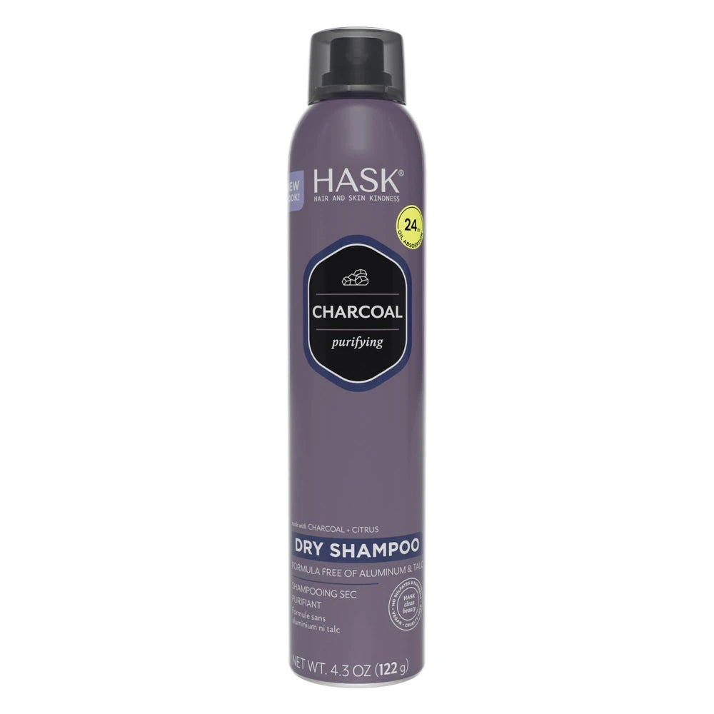 Hask Charcoal Purifying Dry Shampoo - 4.3oz (Pack of 4)