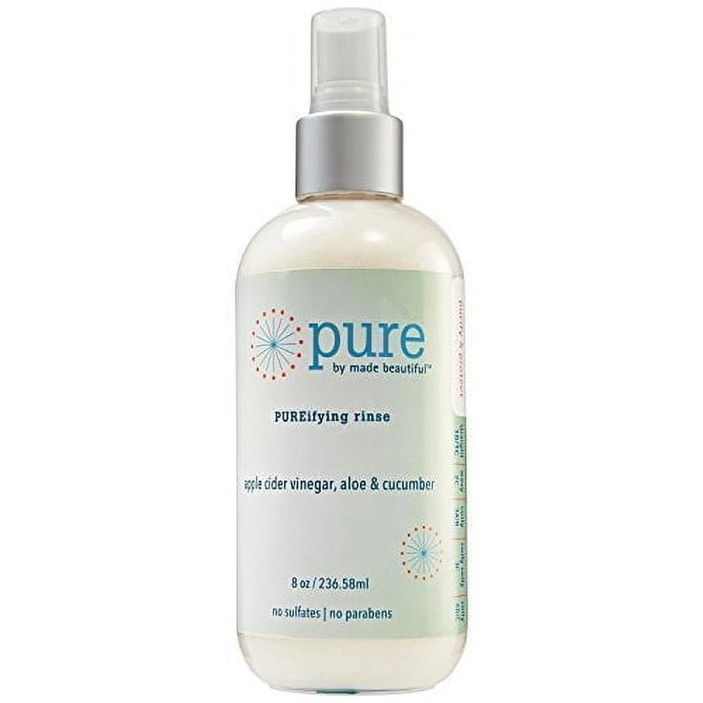 Pure by Made Beautiful Apple Cider Vinegar and Cucumber Pureifying Rinse 8 Oz (Pack of 6)