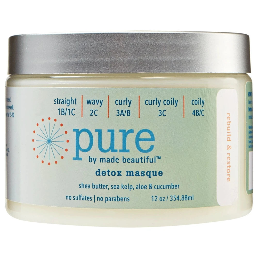 Pure By Made Beautiful Detox Masque 12 oz (Pack of 6)