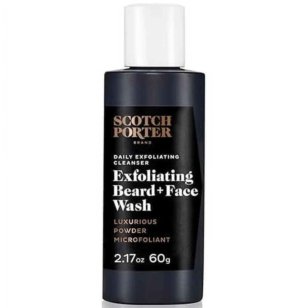 Scotch Porter Exfoliating Beard And Face Cleanser For Men 2.17 Oz (Pack of 6)