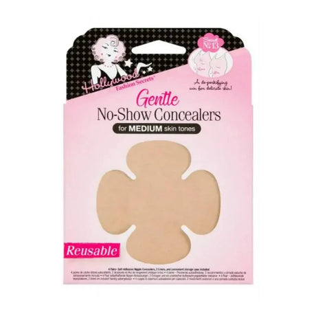 Hollywood Fashion Secrets Gentle No-Show Concealers - Medium Skin Tone (Pack of 24)