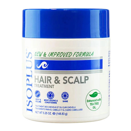 ISOPLUS Hair and Scalp Treatment with Tea Tree Oil Mango Butter (5.25 oz) (Pack of 12)
