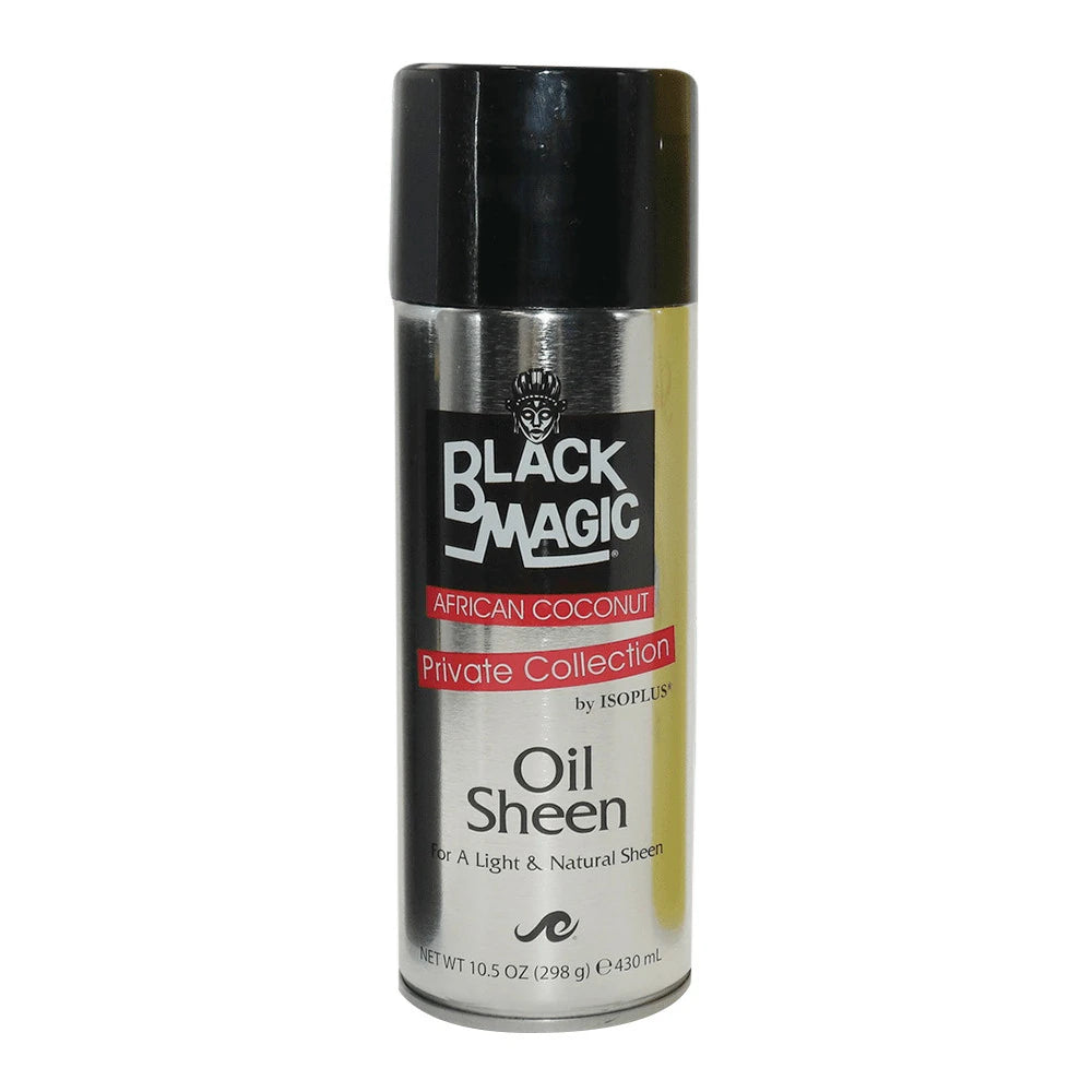 Black Magic African Coconut Oil Sheen For Natural and Chemically Relaxed Hair 1 10.5 Oz (Pack of 12)
