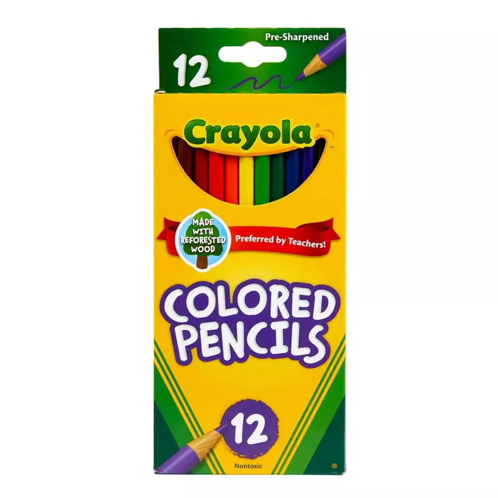 Crayola Colored Non-Toxic Pencils Long 2.93oz (Pack of 48)