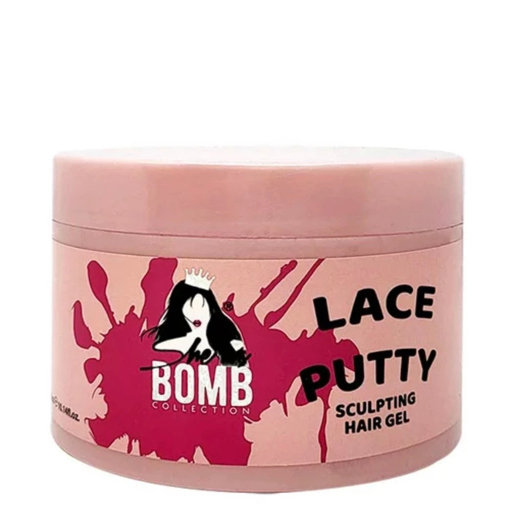SHE IS BOMB Lace Putty Sculpting Hair Gel (10.1oz) Pack of 2
