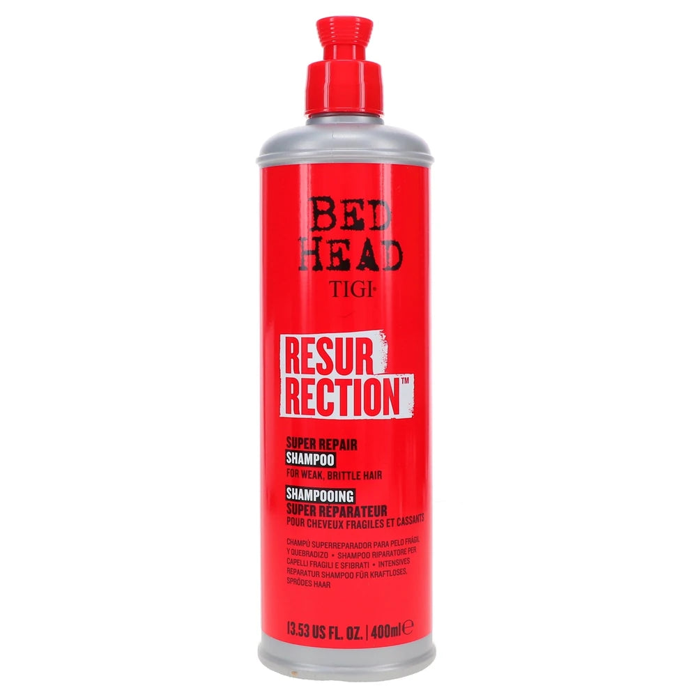 TIGI Bed Head Resurrection Super Repair Shampoo 13.53 oz (Pack of 6)