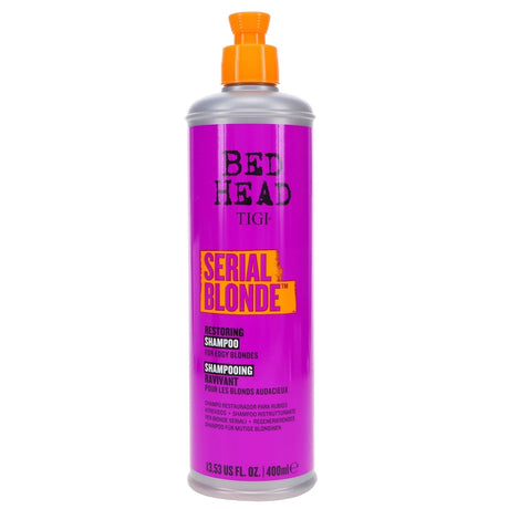 TIGI Bed Head Serial Blonde Restoring Shampoo 13.53 oz (Pack of 6)