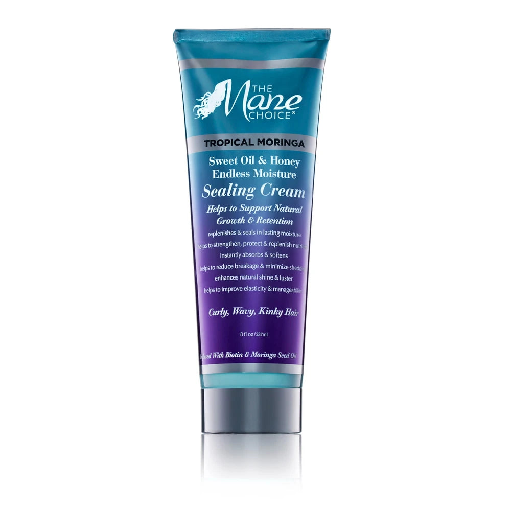 The Mane Choice Daily Moisturizer & Sealing Cream Tropical Moringa Oil & Honey - 8. Oz (Pack of 6)
