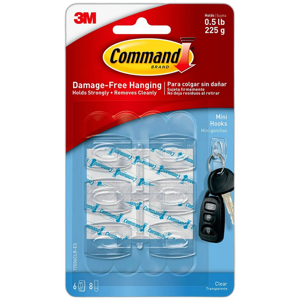 3M Command Mini Wall Decorating Hooks 0.64Oz (Pack of 36)