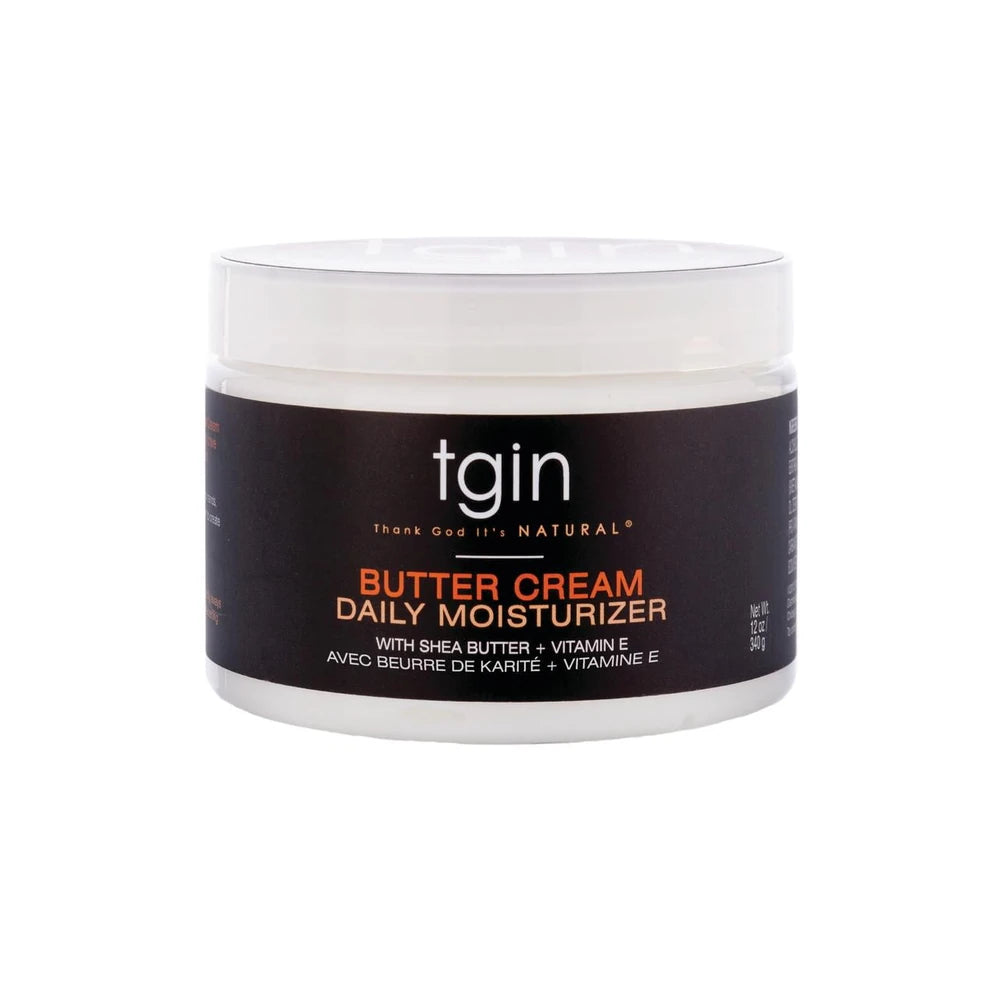 TGIN Butter Cream Daily Moisturizer with Shea Butter + Vitamin E - 12 fl oz (Pack of 6)