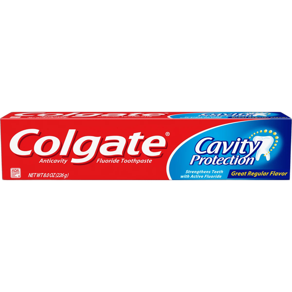 Colgate Anticavity Fluoride Toothpaste Cavity Protection 8Oz (Pack of 24)