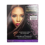Ultra Sheen Supreme No Lye Relaxer Conditioning Hair Creme Regular 2 Kit Value (Pack of 4)