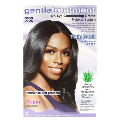 Gentle Treatment Relaxer Super Twin Pak No-lye Kit 1 ea (Pack of 6)