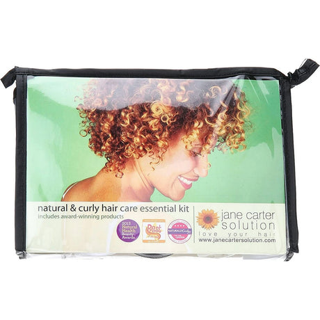 Jane Carter- Natural Curly Hair Care Essentials Kit (Pack of 12)