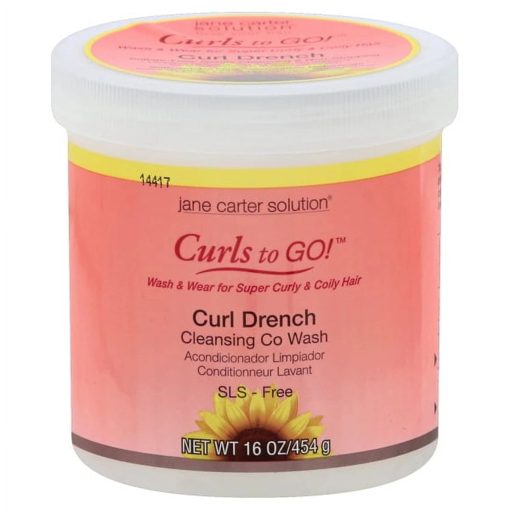 Jane Carter Solution Curl Drench Cleansing Co-Wash 16 Oz. (Pack of 12)
