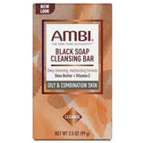 AMBI Black Soap with Shea Butter Bar 3.5 oz (Pack of 24)
