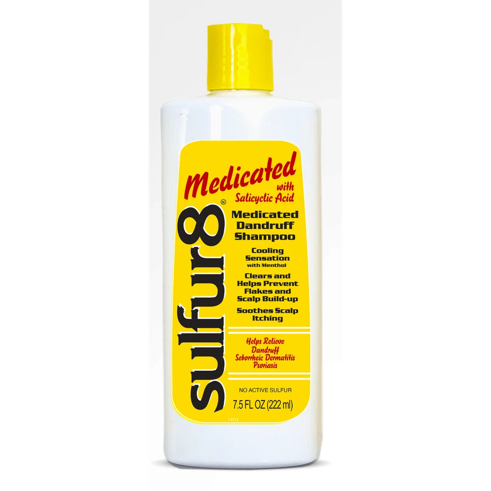 Sulfur8 Medicated with Salicylic Acid 7.5 oz. All Hair Types (Pack of 12)