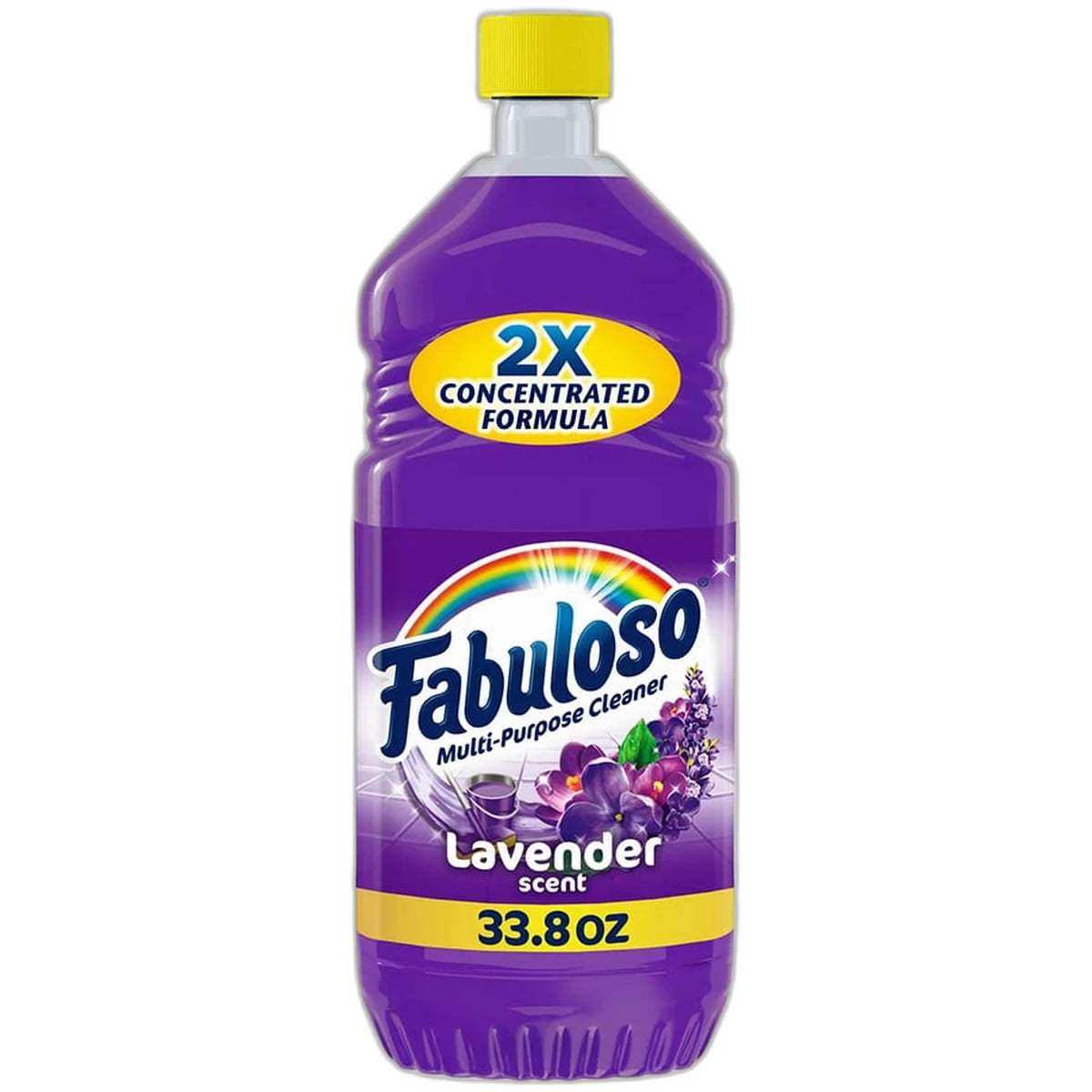 Fabuloso Lavender Multi Purpose Cleaner Long Lasting Freshness 33.8Oz (Pack of 12)