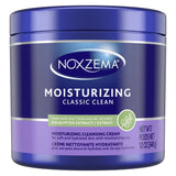 Noxzema Moisturizing Facial Cleanser Cream Daily Face Cleansing for All Skin Type12 Oz (Pack of 6)