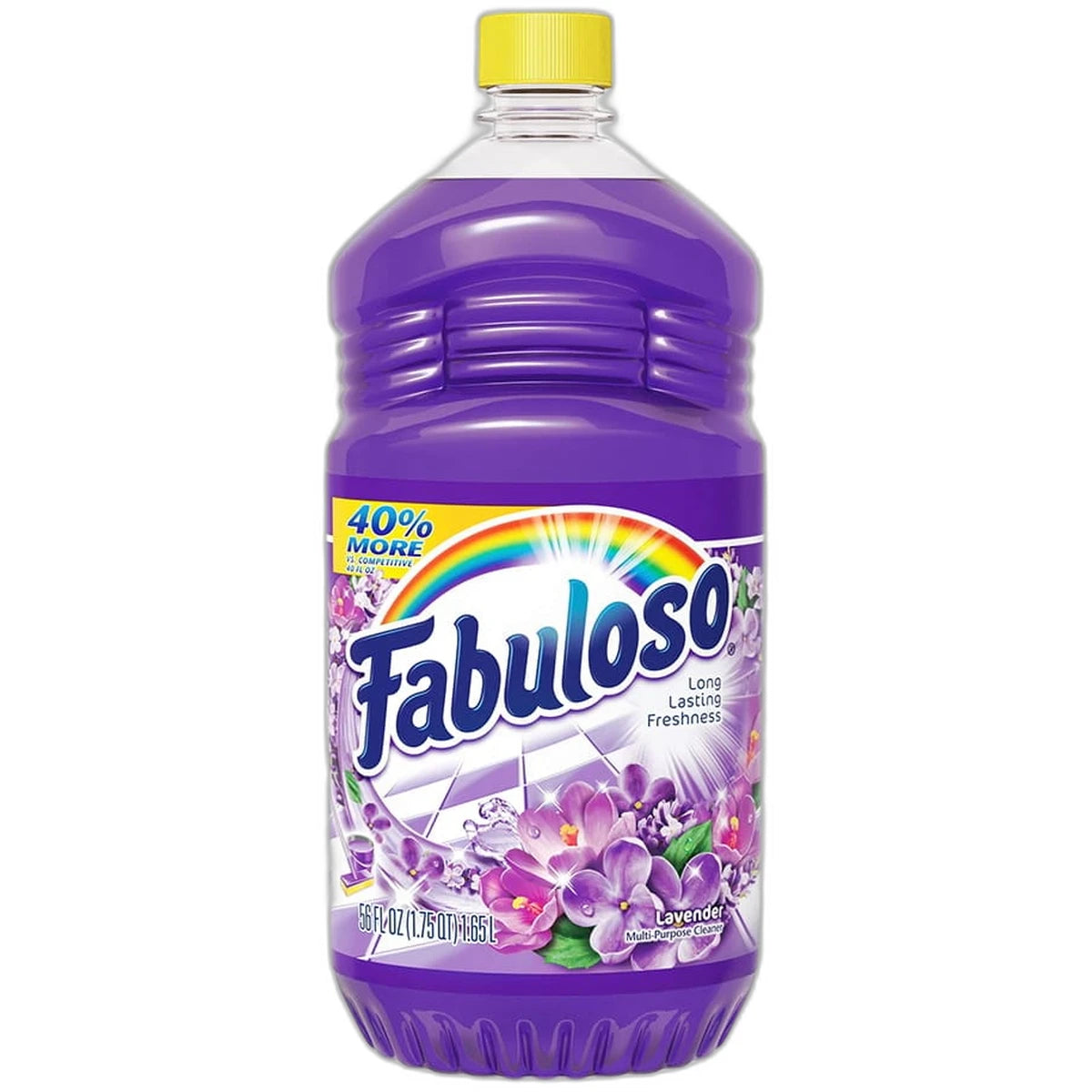 Fabuloso Lavender Multi Purpose Cleaner Long Lasting Freshness 56Oz (Pack of 6)