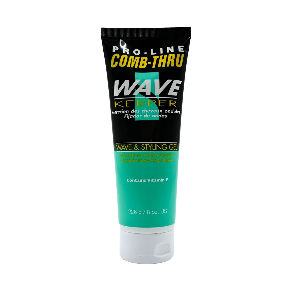 Pro Line Comb-Thru Wave Keeper Styling Gel 8 oz Hair & Scalp Conditioner  (Pack of 6)