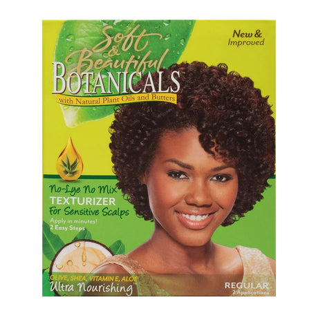 Soft & Beautiful Botanicals Regular Texturizer Textured All Hair Types (Pack of 12)