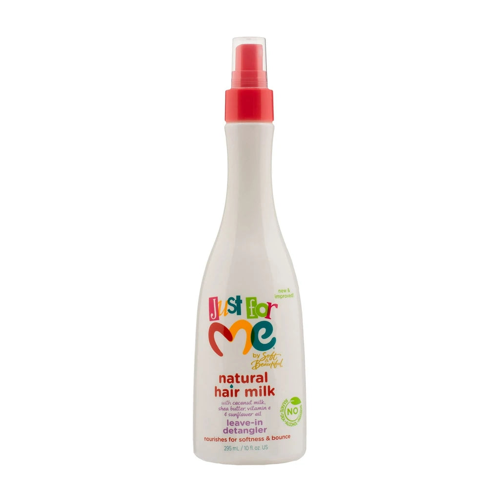 Just For Me Natural Hair Milk Moisturizing Hair Spray 10 fl oz for Kids Unisex (Pack of 6)