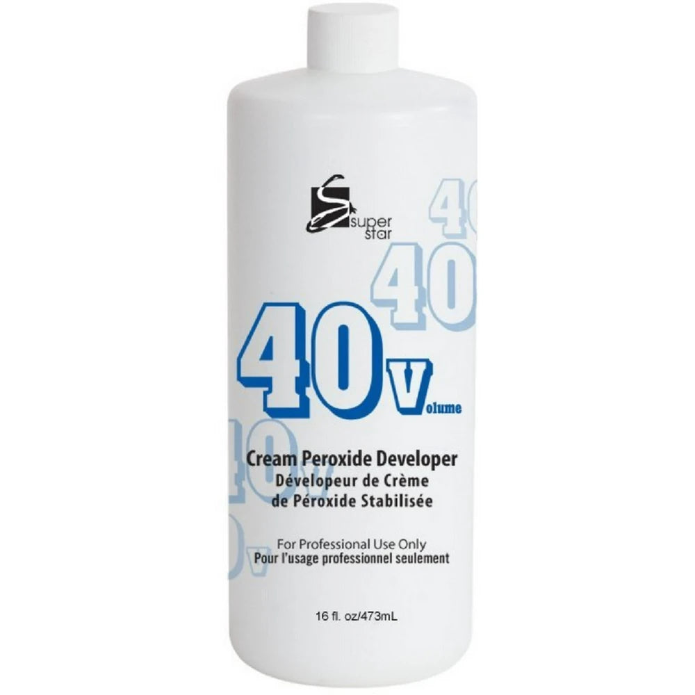 Superstar 40 Volume Cream Peroxide Developer 16 oz (Pack of 12)