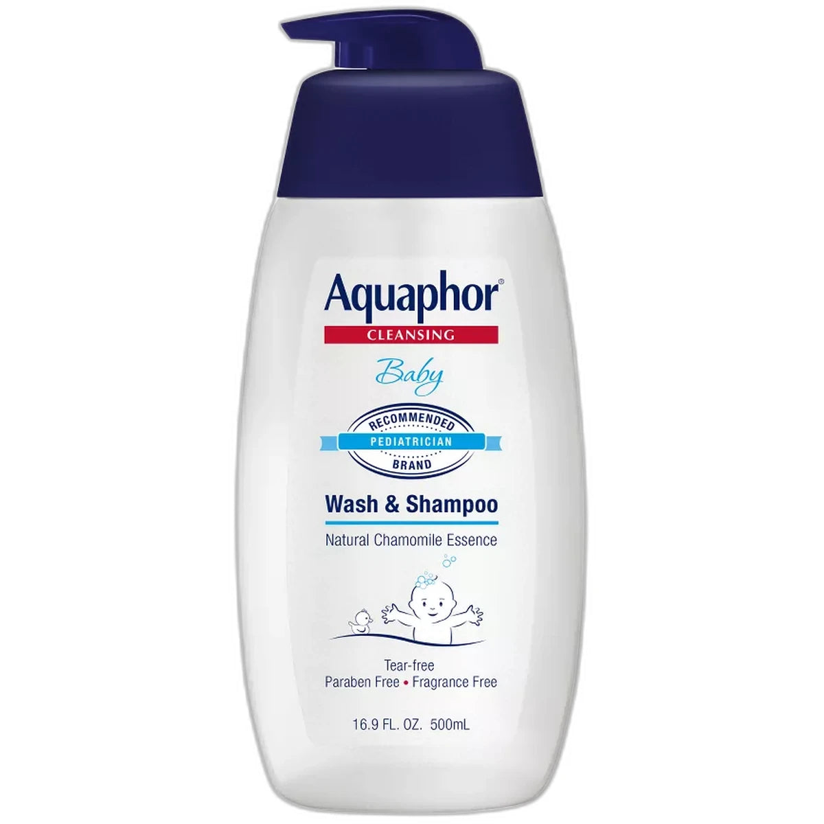 Aquaphor Cleansing Baby Wash And Shampoo Tear Free 16.9Oz (Pack of 12)
