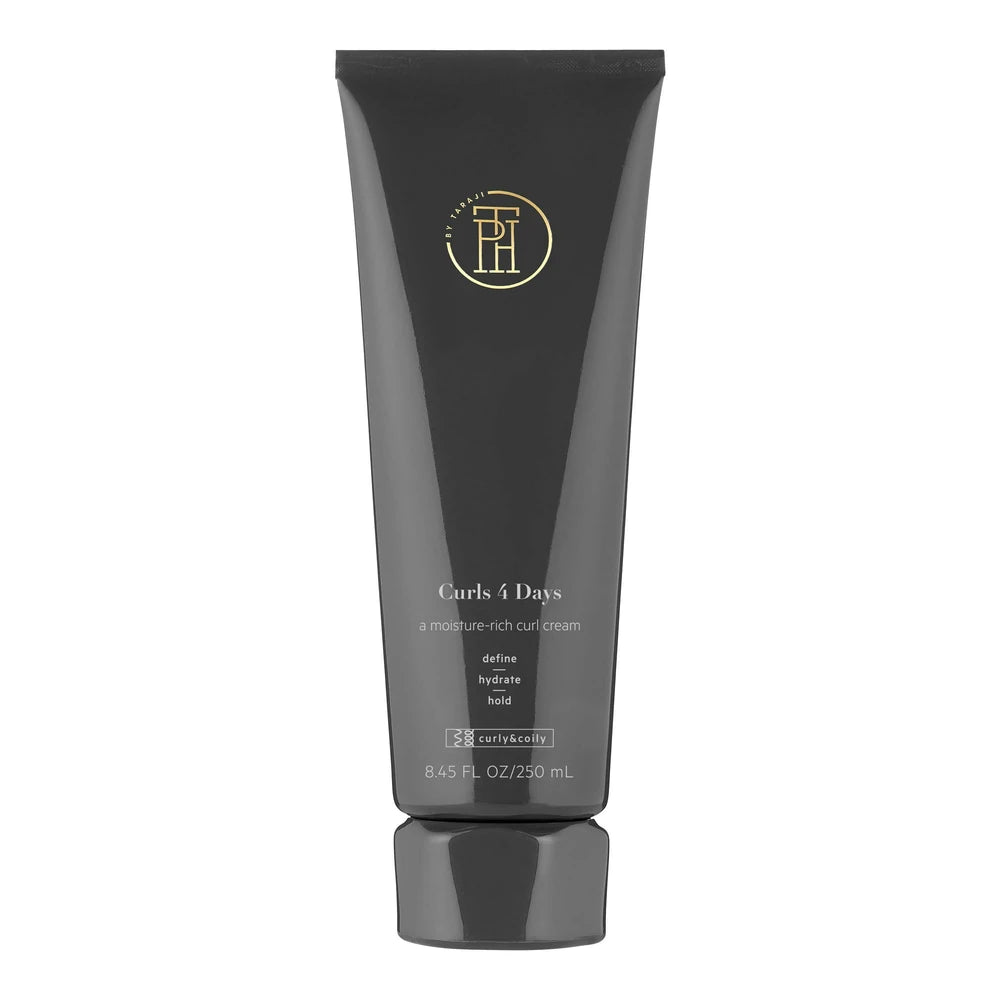 TPH BY TARAJI Curls 4 Days Curl Defining Curl Cream with Shea Butter & Coconut O 8.45 Oz (Pack of 9)