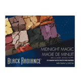 Black Radiance Brilliant Effects Eye Shadow Palette - Midnight Magic - 0.38oz (Pack of 48)