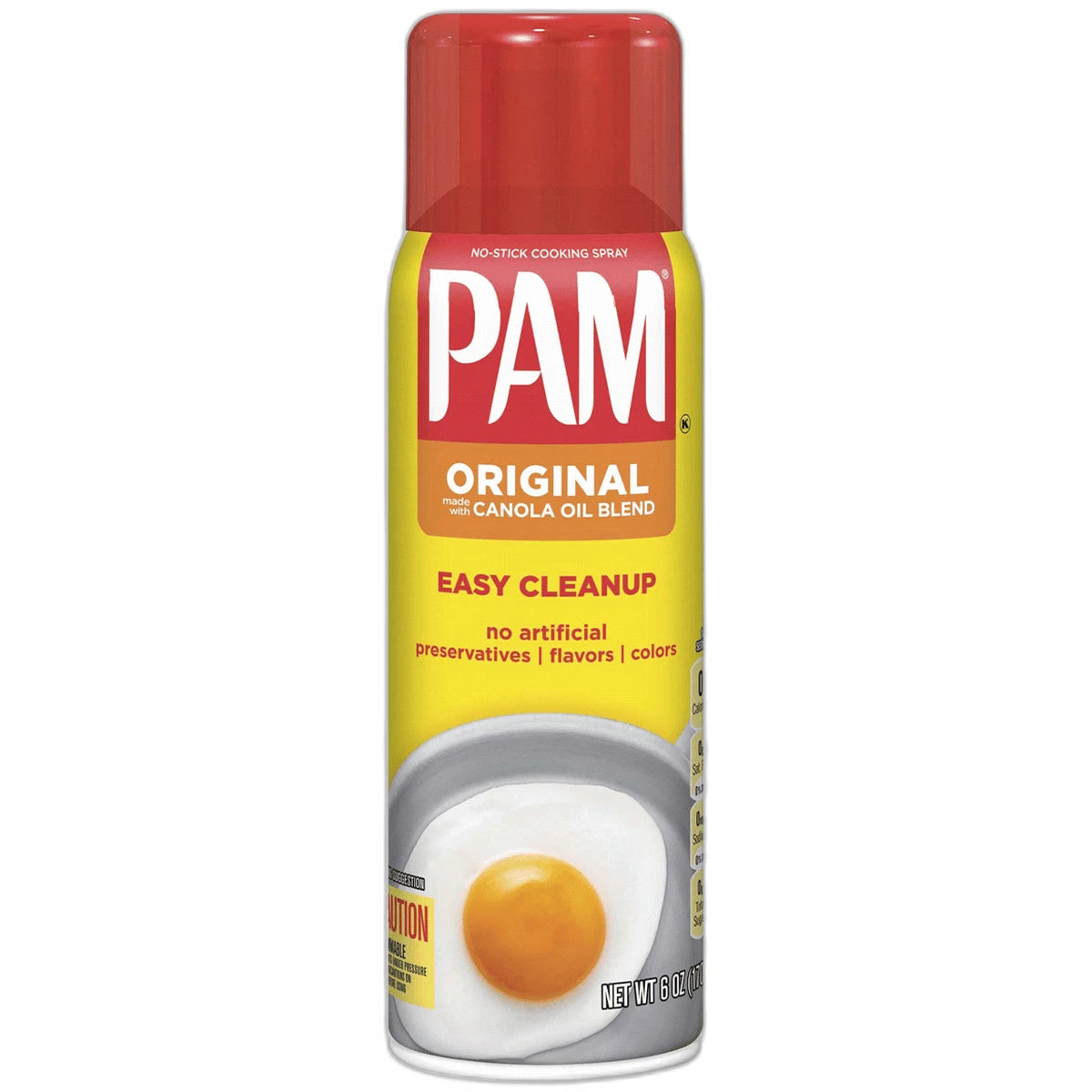 Pam The Original No-Stick Cooking Spray 6Oz (Pack of 12)