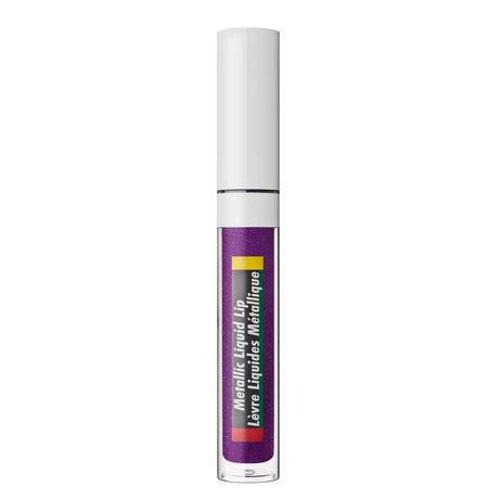 Black Radiance Cross Colours Metallic Liquid Lip in Hyped Up Purple (Pack of 48)