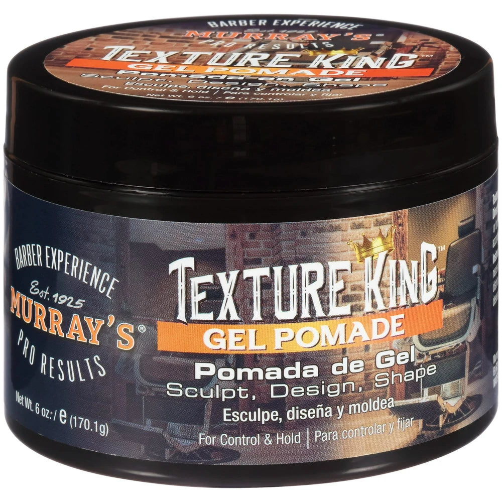Murray s Texture King Gel Pomade . All Hair Types Textured Hair 6 oz (Pack of 6)