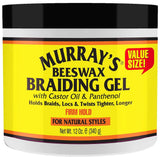 Murray's Beeswax Braiding Gel - 12.0 oz (Pack of 6)