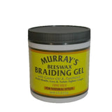 MURRAY S - Beeswax Braiding Gel FIRM HOLD 6 oz (Pack of 6)