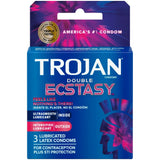 Trojan Double Latex Condoms 0.64oz (Pack of 48)