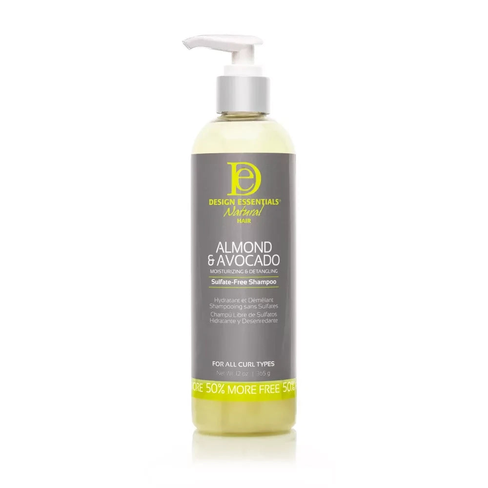 Design Essentials Almond Avocado Shampoo 12 oz - (Pack of 12)