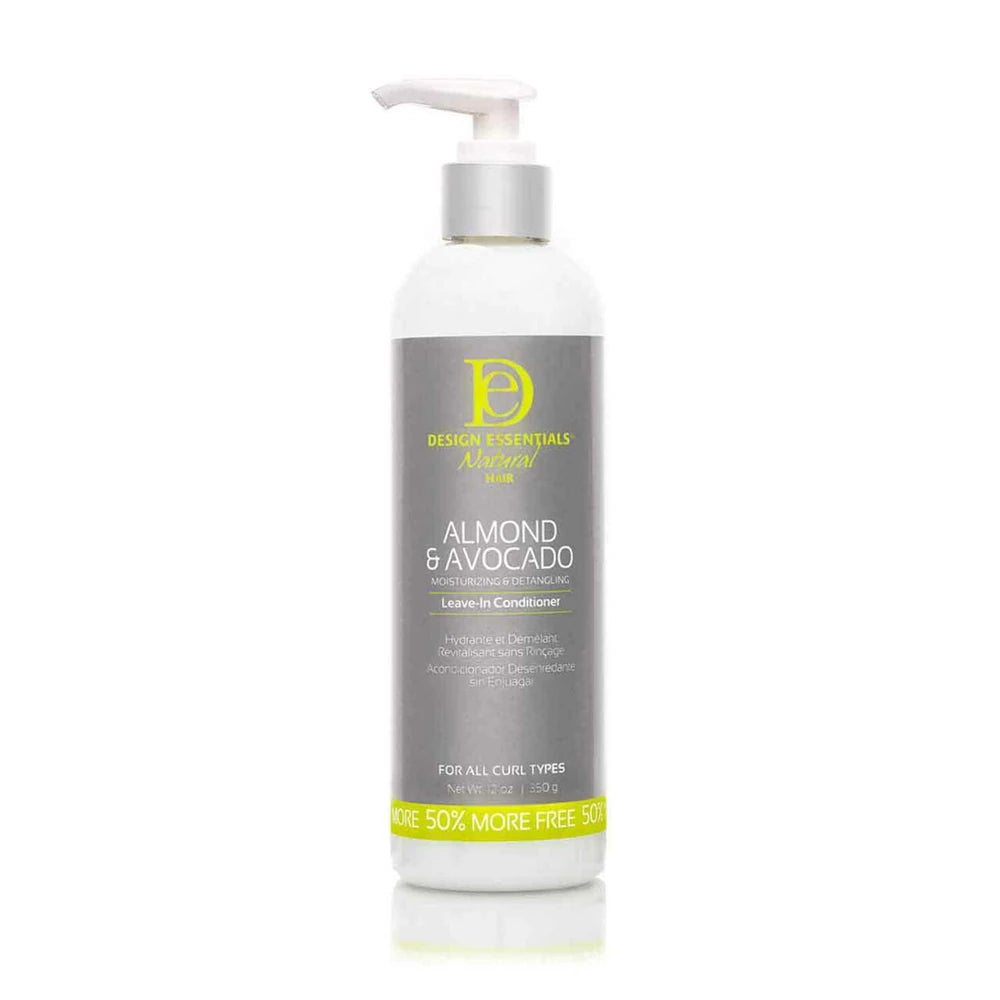 Design Essentials Almond Avocado Leave In Conditioner 12 oz - (Pack of 12)