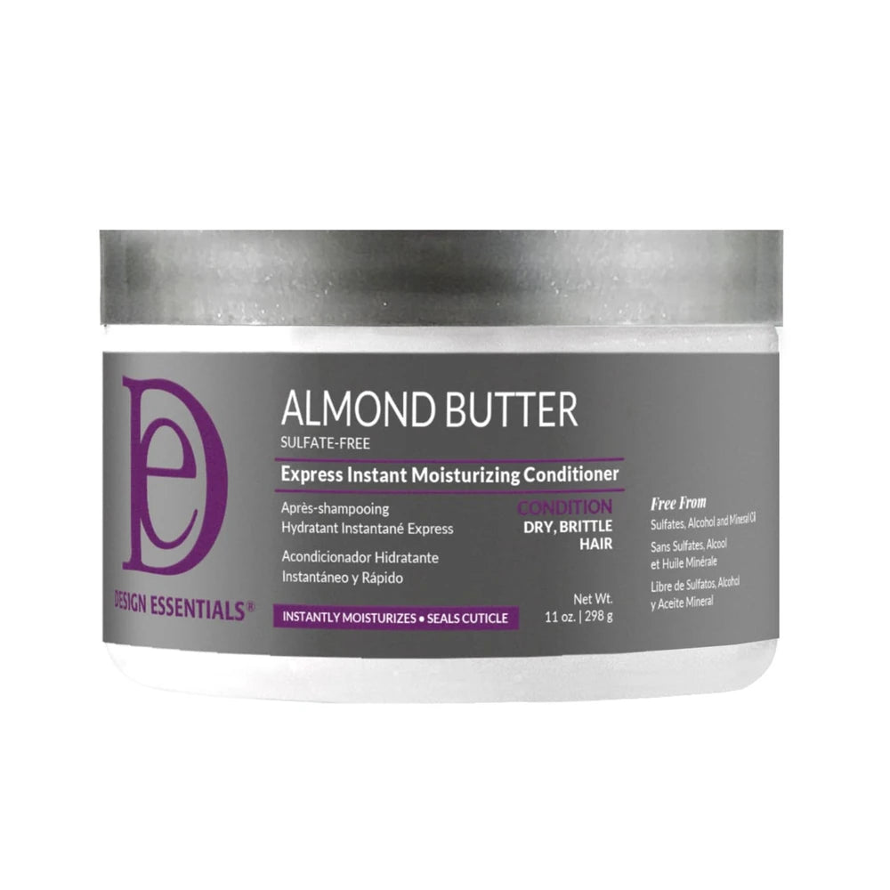 Design Essentials Almond Butter Express Instant Moisturizing Conditioner 11oz (Pack of 12)