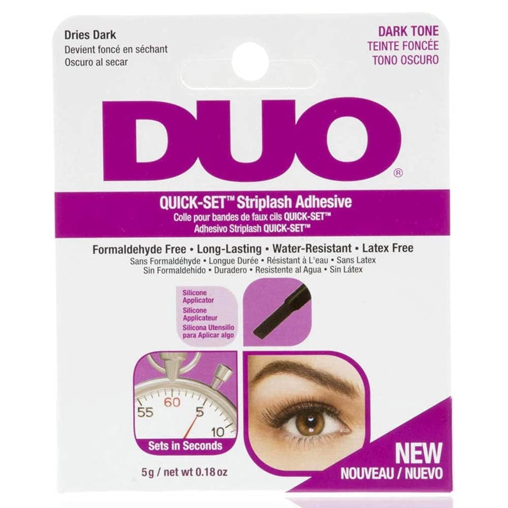 DUO Quick-Set Clear False Strip Lash Adhesive 0.18 Oz (Pack of 36)