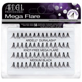 Ardell Knot-Free Mega Flare Lashes - Medium Black (Pack of 72)