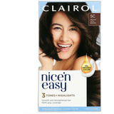 Clairol Nice & Easy Permanent Hair Color 5C Medium Cool Brown 6.26Oz (Pack of 12)
