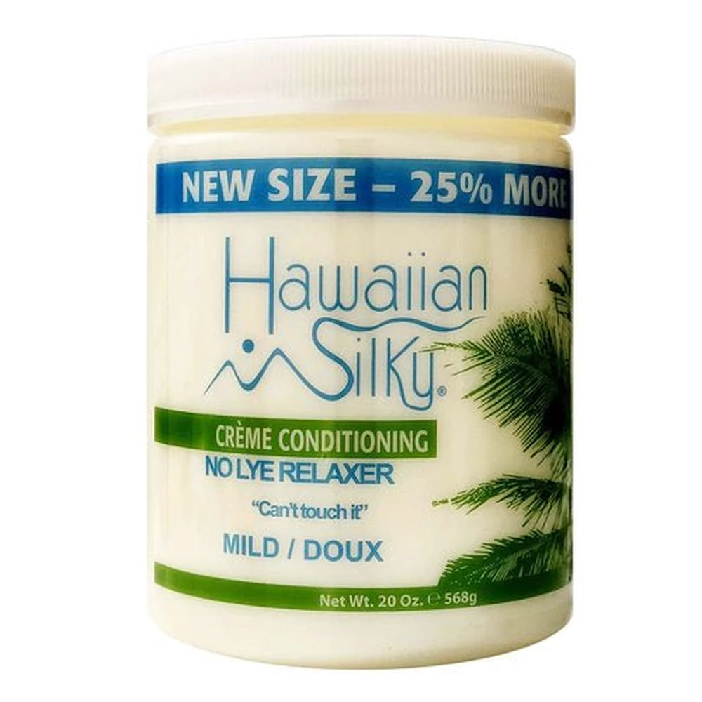 Hawaiian Silky Creme Conditioning No-Lye Relaxer (Mild) 20 Oz (Pack of 12)