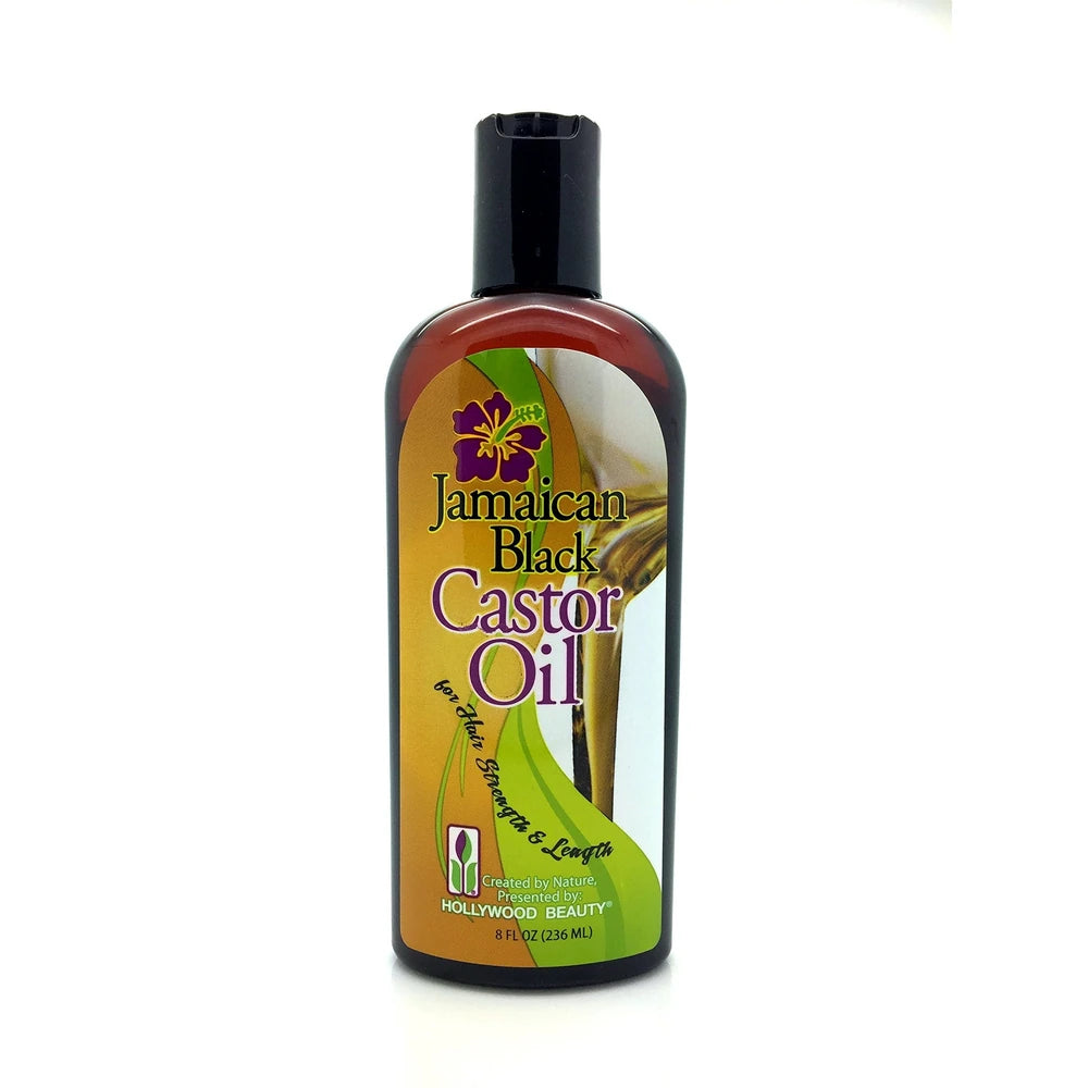 Hollywood Beauty jamaican black castor oil fluid ounce Black 8 Fl Oz (Pack of 12)