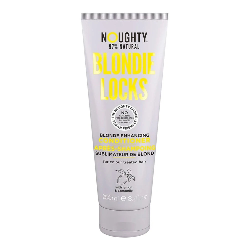 Noughty Blondie Locks Blonde Enhancing Conditioner, Vegan-Friendly 97% Natural S 8.4. Oz (Pack of 6)